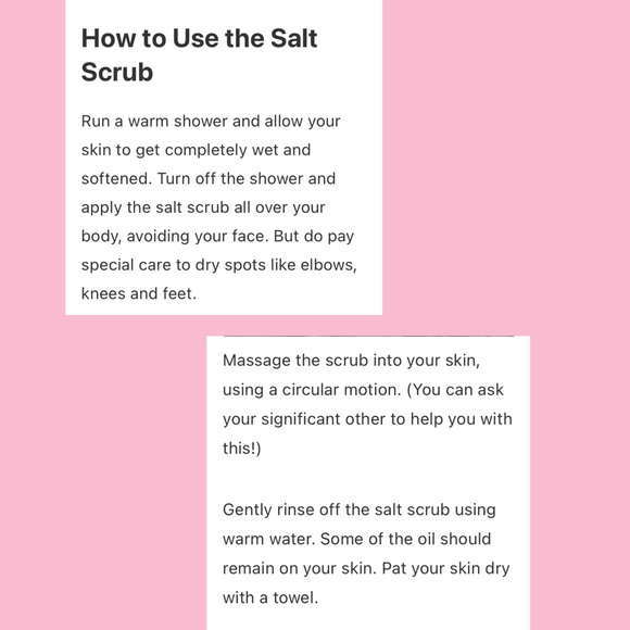 PINK HIMALAYAN SALT BODY SCRUB 4oz - Picture 2 of 2